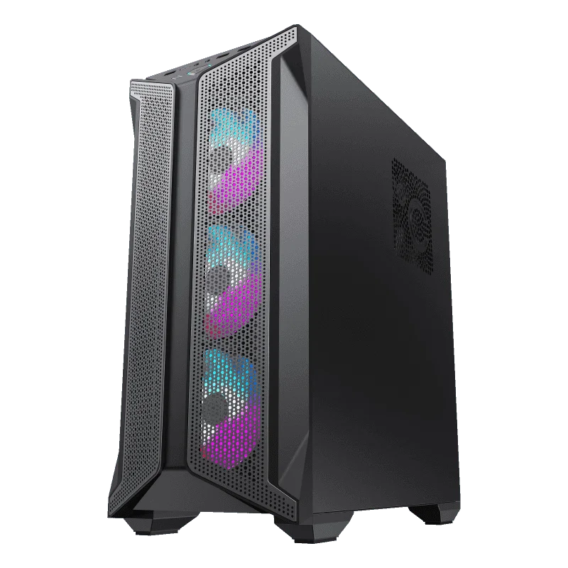 Gamemax Brufen C1 Mid-Tower шасси для игрового ПК чехол 4 шт. 120 мм фанаты ARGB геймерский DIYer