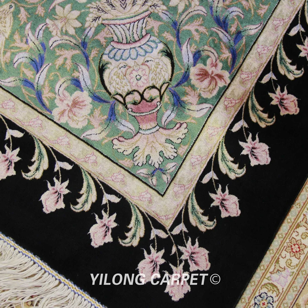 YILONG 6'x10' восточные тавризский ковер персидкий шелковый ручной вязки коврик