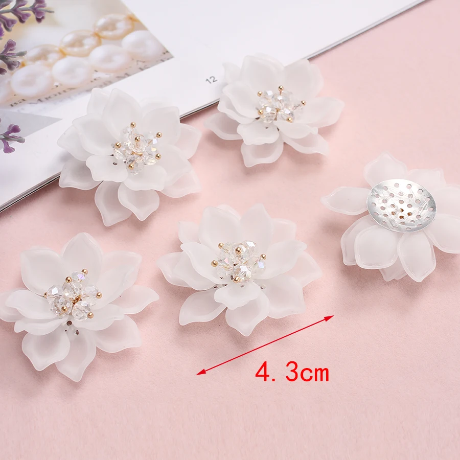 

3D Акриловые Цветочные Бусины Xigracediy 6шт