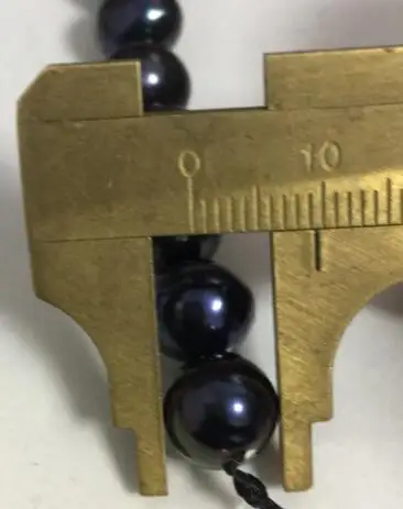 Free Shipping HUGE PERFECT 10-11 mm TAHITIAN BLACK PEARL NECKLACE17.5&quot | Necklaces