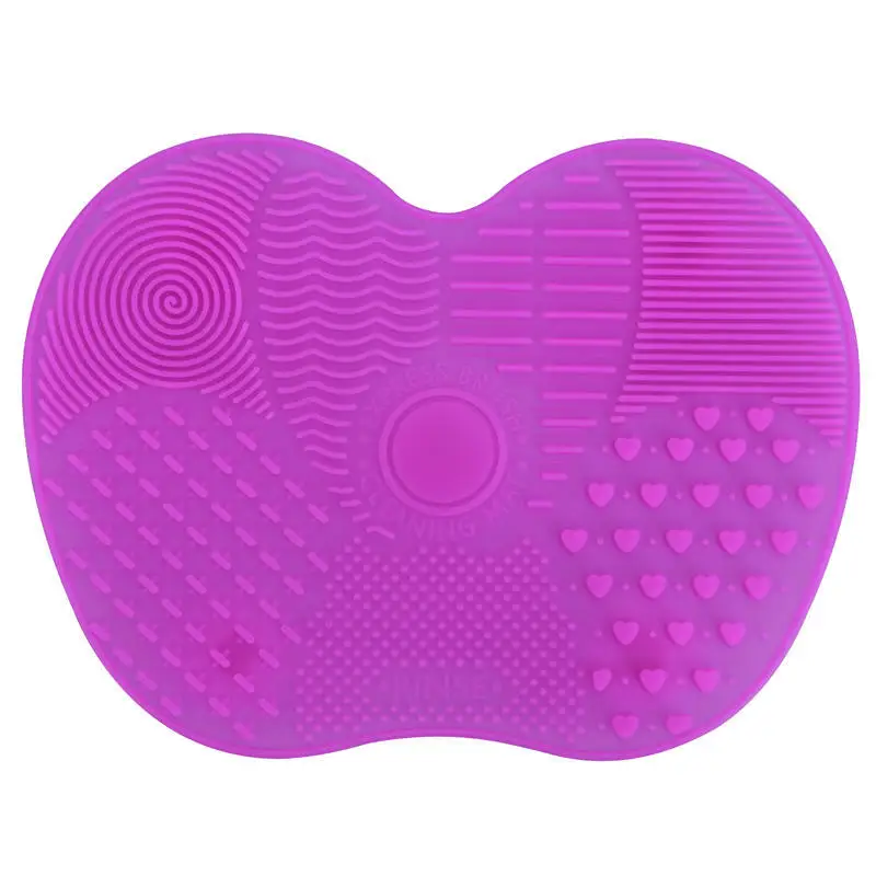 Силиконовая Косметическая щетка коврик для очистки основы кисти макияжа мытья