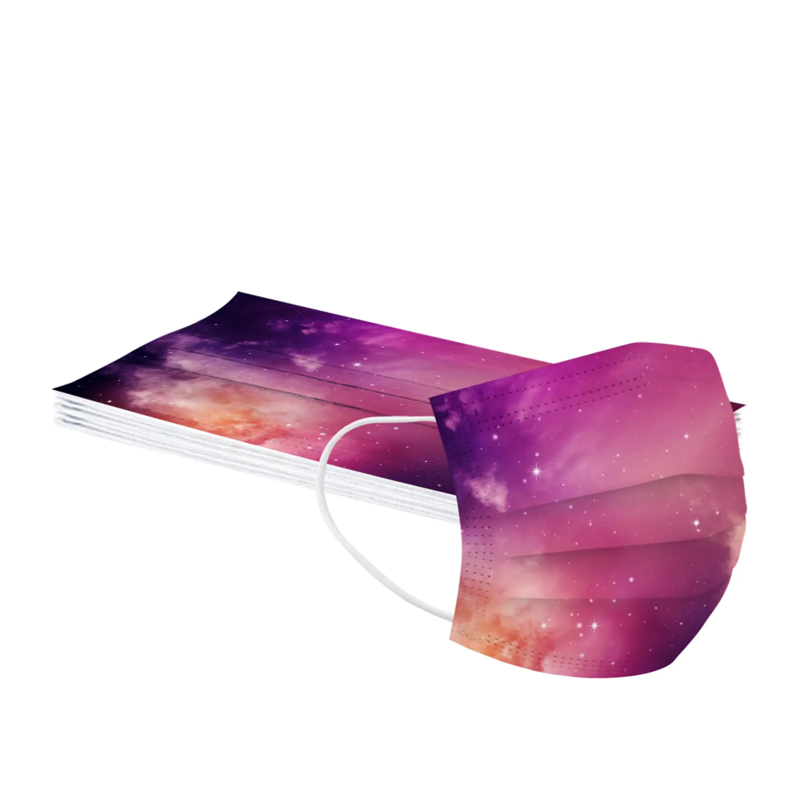 Маска-бабочка одноразовая 3-слойная для мужчин и женщин защитная маска лица с