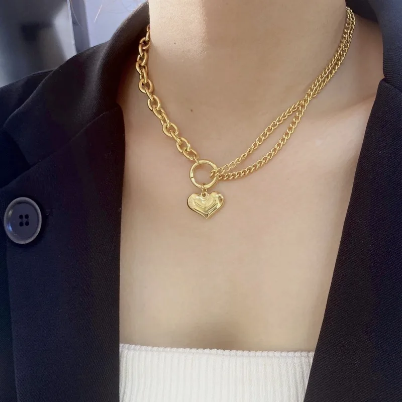 

Ожерелье из титанового металла в европейском и американском стиле