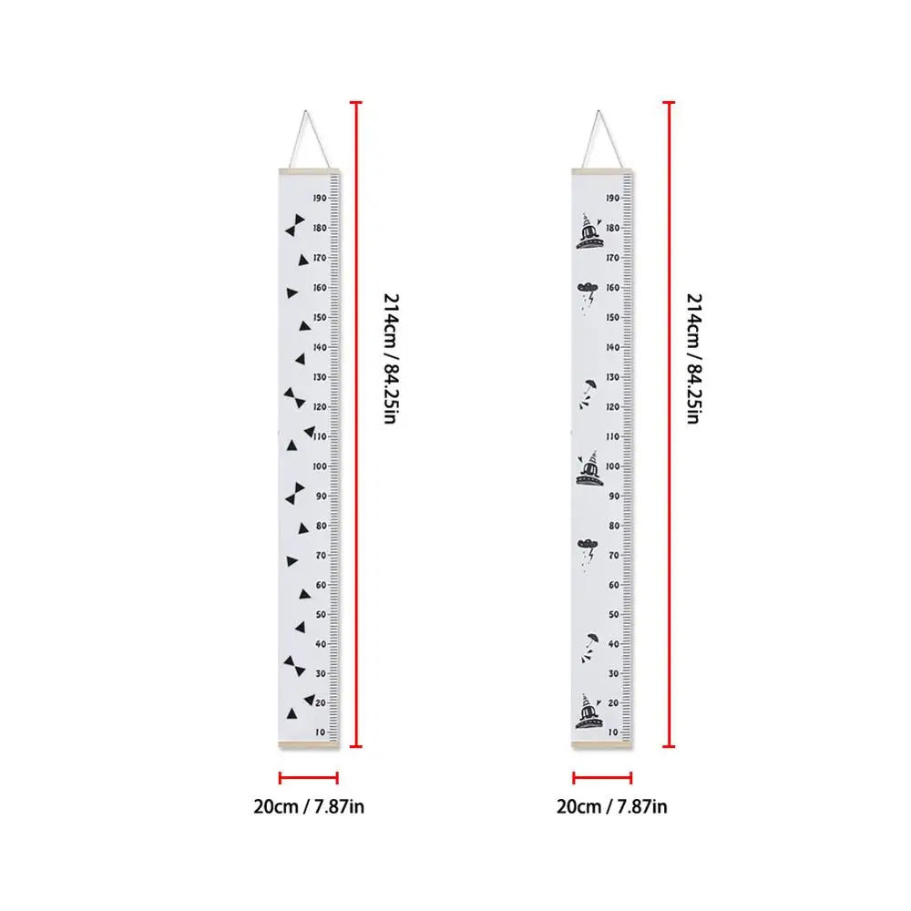 Детская подвесная настенная наклейка линейка для измерения высоты детей