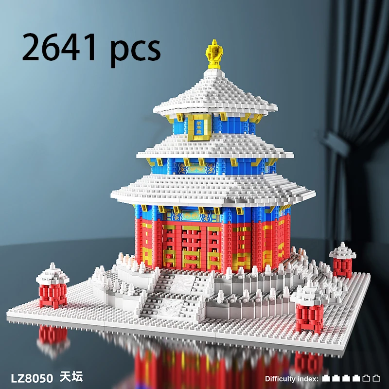 Микро кирпичи мини архитектурные блоки набор моделей для строительства