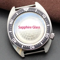 41mm skx007 skx013 mod case mens watch parts sapphire glass 316l stainless steel for seiko tuna abalone head nh35 nh36 movement