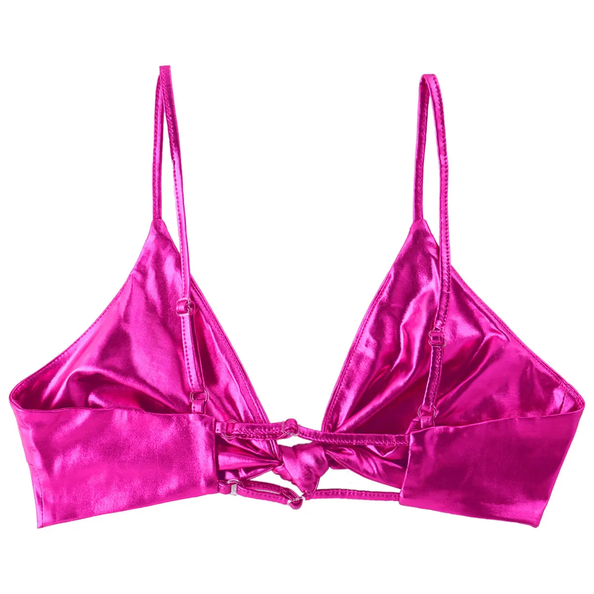 Женский женский мокрый Клубная одежда сексуальные костюмы бюстгальтер топы