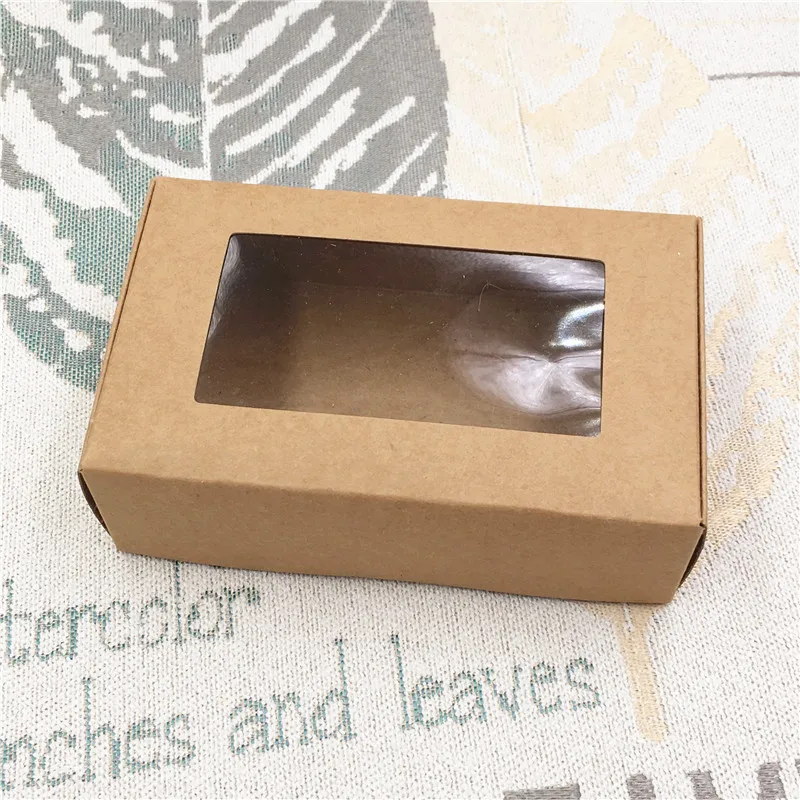 

24pcs/lot 24 sizes Big And Small Kraft cardboard packing gift box handmade soap candy For Wedding Decorations Event Party
