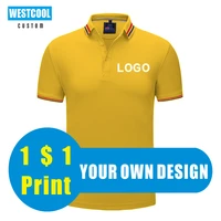 casual business men and women polo shirts private custom logo t shirts printing embroidery design westcool summer