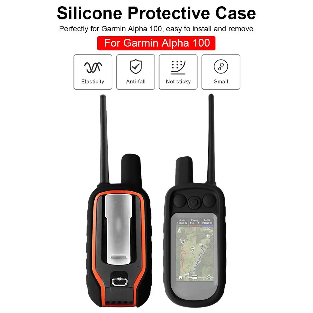 

High Quality Silicone Case Soft Durable TPU Protective Cover Protection Shell Case For Garmin Alpha 100