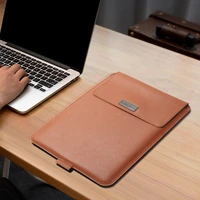 laptop bag for macbook air retina pro 11 12 13 14 15 15 6 inch pu leather laptop sleeve case for xiaomi hp dell huawei matebook