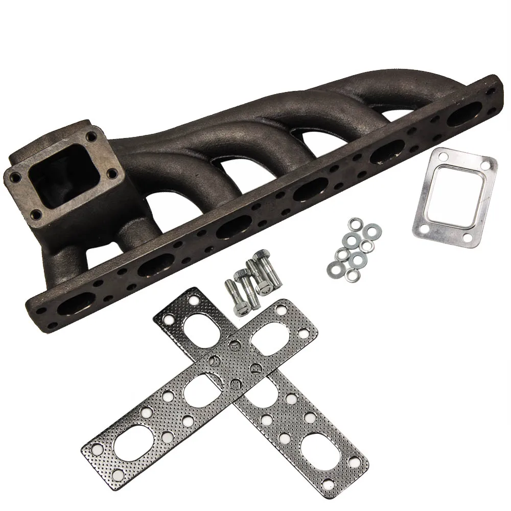 Чугунный выпускной коллектор для BMW E36 E46 323i 323is 325i 328i 330i 330Ci E39 M50 M52 M52TUB20 6 ти