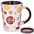Кружка LR 360мл с силиконовой подставкой керамика | Дом и сад
