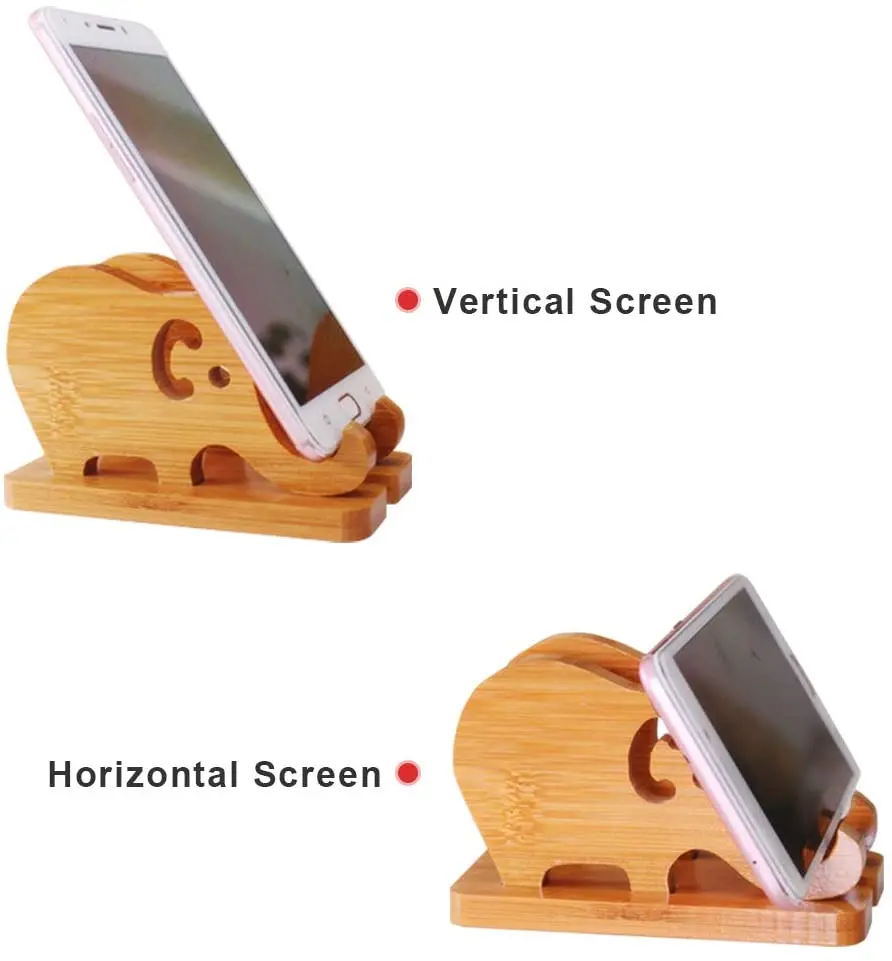 Бамбуковый Настольный органайзер аксессуары подставка для телефона с