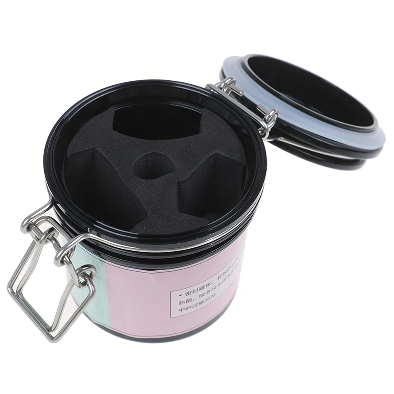 

Black Eyelash Glue Storage Tank Individual Adhesive Stand Eyelash Extension Activated Sealed Storage Jar Container Makeup Tool