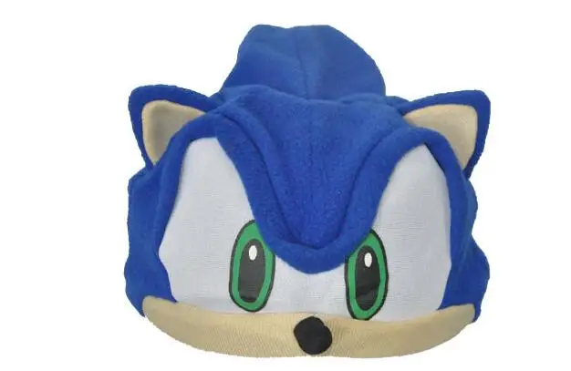 Новинка 3D синий милый мальчик Соник ежик плюш мультфильм молодежная регулируемая бейсболка кепка синего