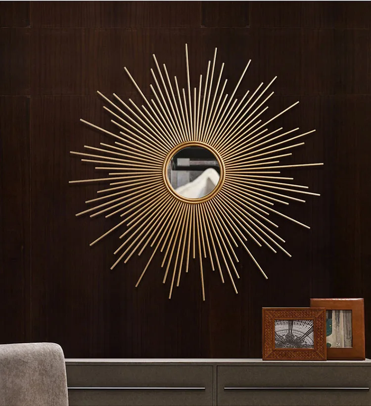 Современные 3D стерео настенные Стикеры металлические декоративные