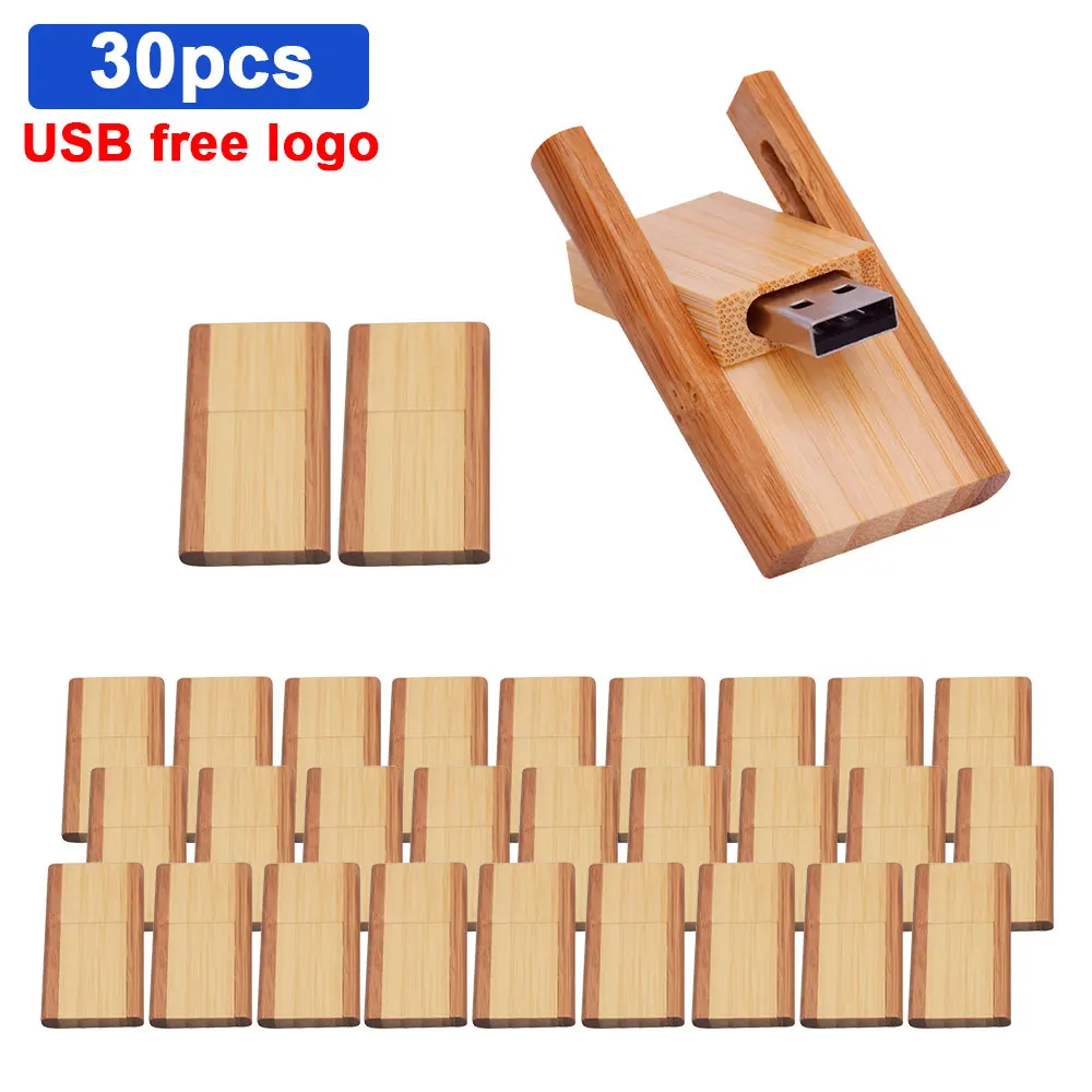 

30pcs/lot Fashion hot wooden USB flash drive USB2.0 4GB 8GB 16GB 32GB 64GB Storage memory disk