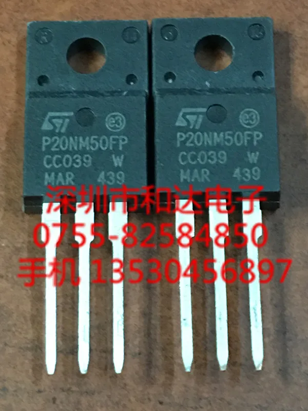 

5pcs STP20NM50FP TO-220F 500V 20A