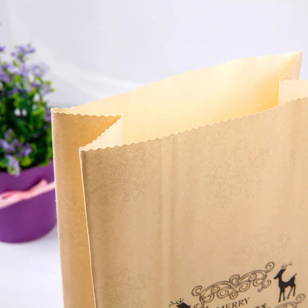 20 шт Рождественская подарочная коробка упаковочная крафт бумага Конфеты