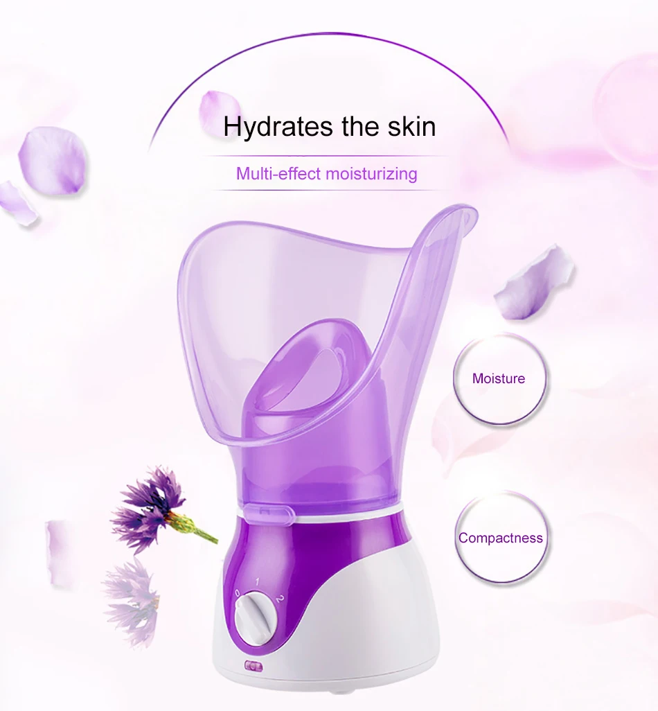 

Nano Ionic Facial Face Steamer Deep Cleanser Mist Steam Sprayer Spa Skin Vaporizer Promote Blood Circulation Open Pore Skin Care