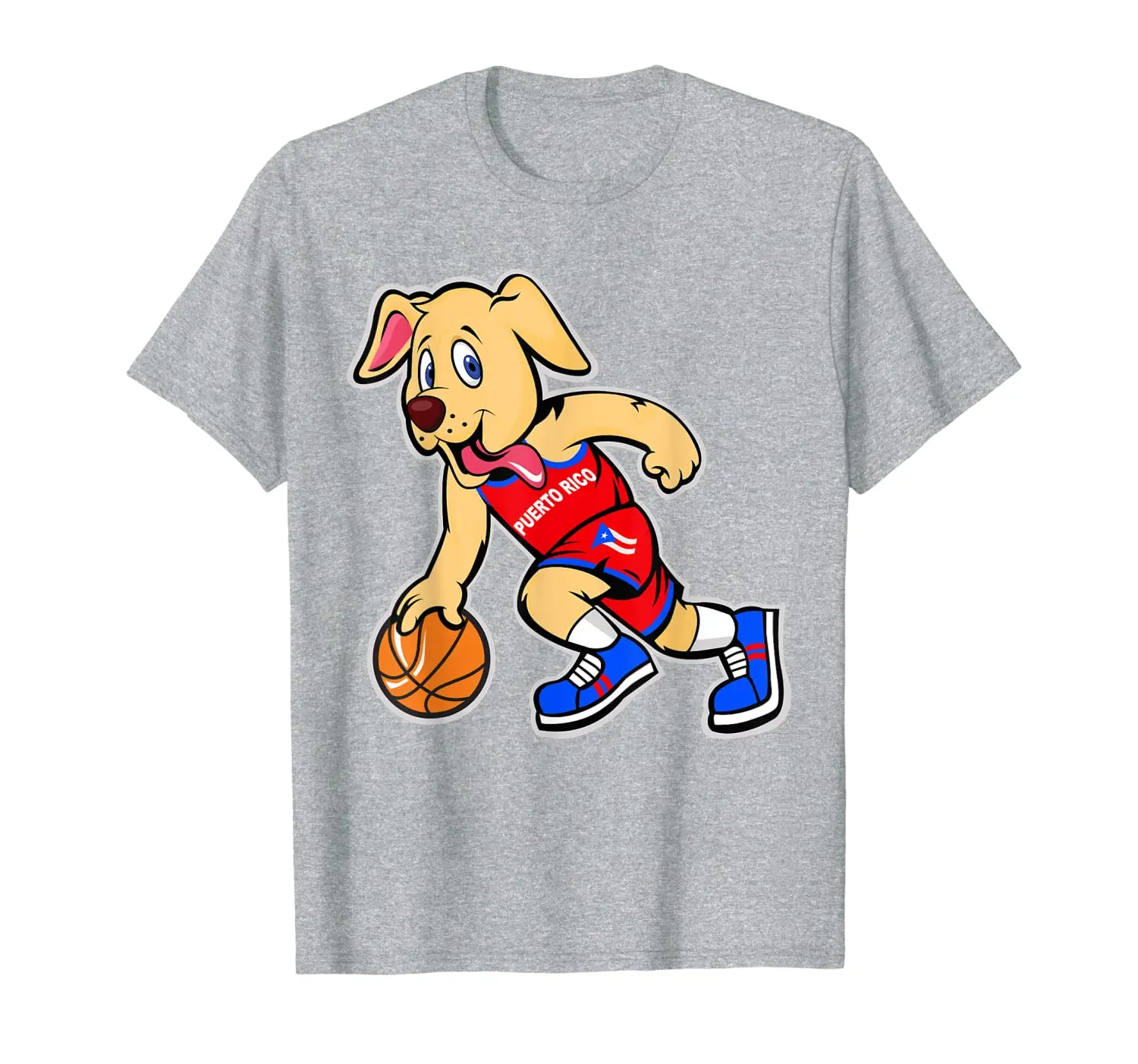 

Dog Puerto Rico Basketball Jersey Puerto Rico Gift T-Shirt