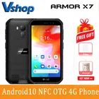 Смартфон Ulefone Armor X7 защищенный, 2 + 16 ГБ, 5,0 дюйма, Android 10,0, MTK, Face ID, сканер отпечатков пальцев, NFC, OTG, 4G, LTE