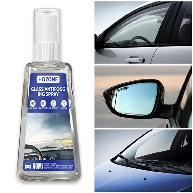 

30ML/60ML Glass Anti-fog Rainproof Agent Windshield Rearview Mirror Hydrophobic Coating Long-lasting Car Maintenance