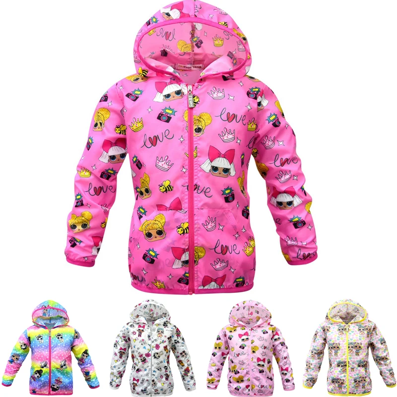 L.O.L. Сюрприз! Летняя тонкая одежда для защиты от солнца детей рубашка с