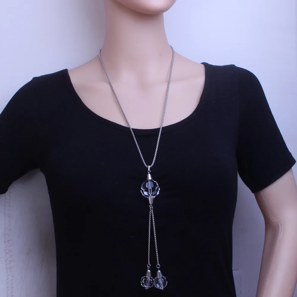 Мода из нержавеющей стали ювелирные изделия местный на длинной цепочке большой