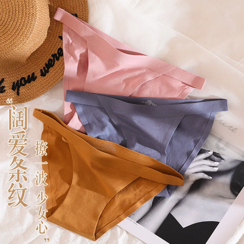 3 шт сексуальные женщины трусы нижнее белье хлопковые для женщин бесшовные
