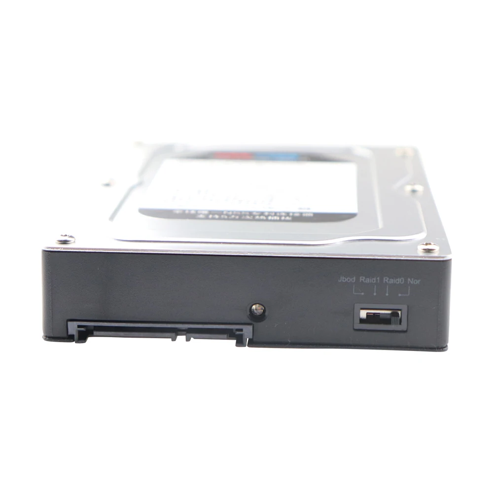Корпус жесткого диска Zeadow Tool Free Dual Bay 2 5 дюйма до 3 с поддержкой SATA III RAID 0 1 jbo и