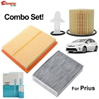 Масло пыльца кабины активированного угля воздушный фильтр комбо набор для Toyota Prius XW30 2010 2011 2012 2012 2014 2015 1.8L 1798cc двигателя