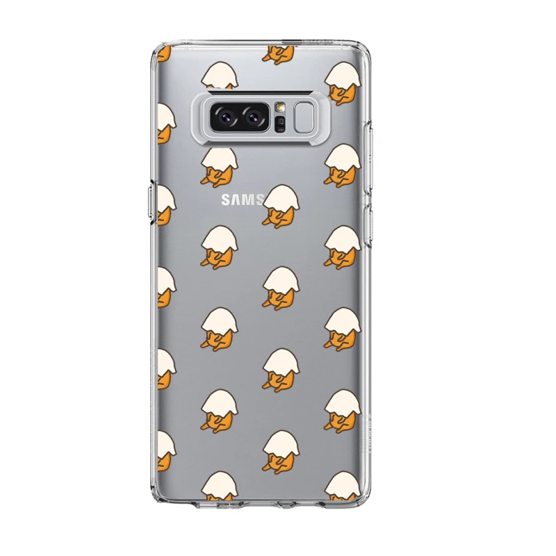 Милый мягкий ТПУ чехол для телефона Gudetama с мультяшным яйцом samsung A30 A50 S8 S9 2018A8 NOTE8