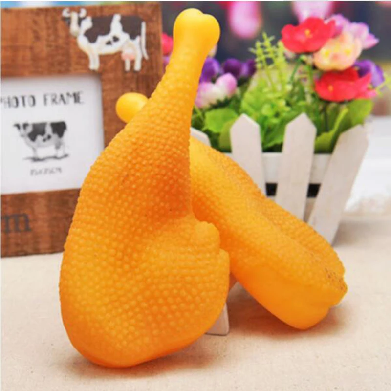 Собака игрушки гамбургер куриная ножка скрипучий звуковые питомцев Укус