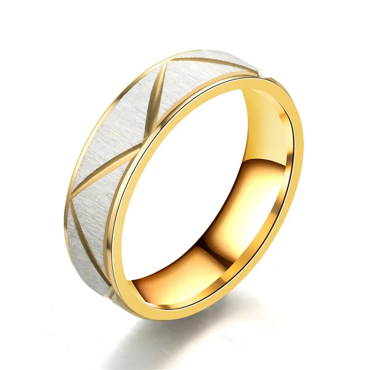 

Korean Ornament Titanium Steel Couple Ring Rhombus Stainless Steel Ring Women Rings Engagement Ring Wedding Ring heart ring