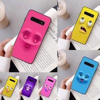 3d funny face customized phone case for samsung galaxy a50 a30 a71 a40 s10e a60 a50s a30s note 8 9 s10 plus s10 s20 s8