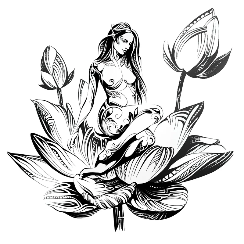 

Lotus Flowers lovers Girl Mermaid Stamps baby background Angel Devil Christmas Card Crafts No metal cutting dies Scrapbooking