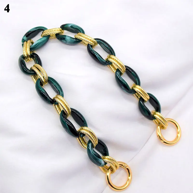 

2021 New Acrylic Resin Bag Chain Strap For Handbags Handle Chic Shoulder Bag Strap For Bags Accessories DIY Acrylic Chain
