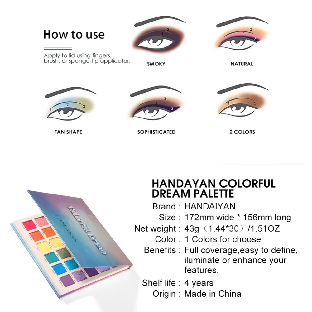 

30 Colors Eyeshadow Palette Matte Shimmer Glitter Eyeshadow Powder Long Lasting High Pigmented Eyeshadow Makeup for Women
