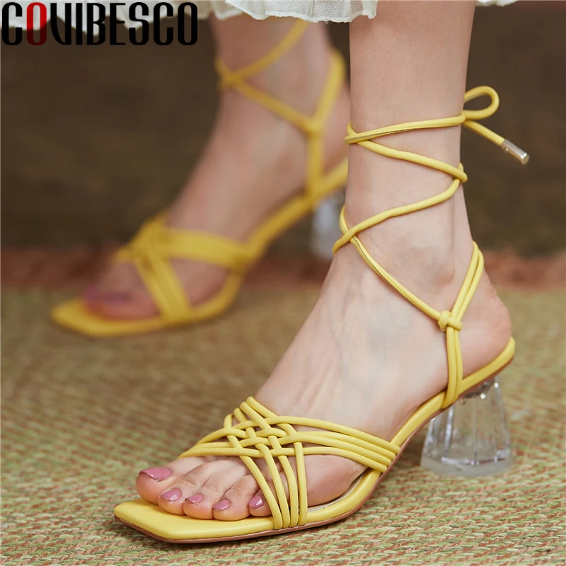 

COVIBESCO/пикантная обувь; Модная блестящая обувь с открытым носком; Женские босоножки с узкими лентами; С украшением в виде кристаллов; Туфли-ло...