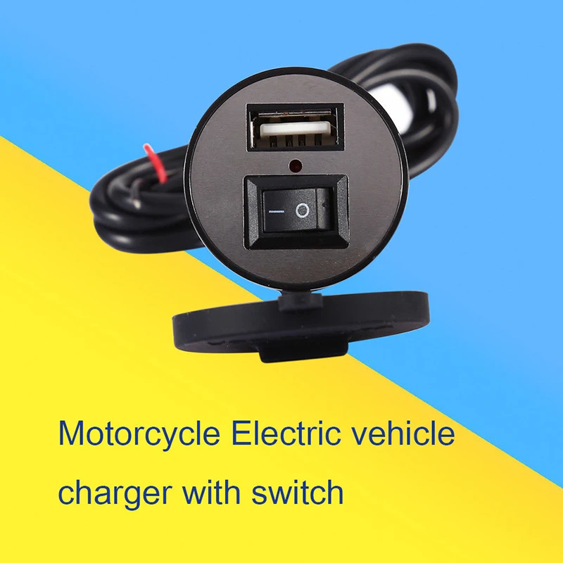 

With Switch Charger Motorcycle Waterproof USB Replacement High Quality