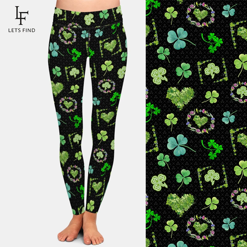 LETSFIND Мода Женщины с высокой талией Красивая Клевер Дизайн из молочного шелка