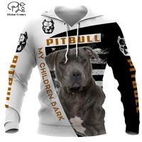 plstar cosmos animal rottweiler staffy pitbull dog tracksuit 3dprint menswomens harajuku newfashion funny jacket zip hoodies a5
