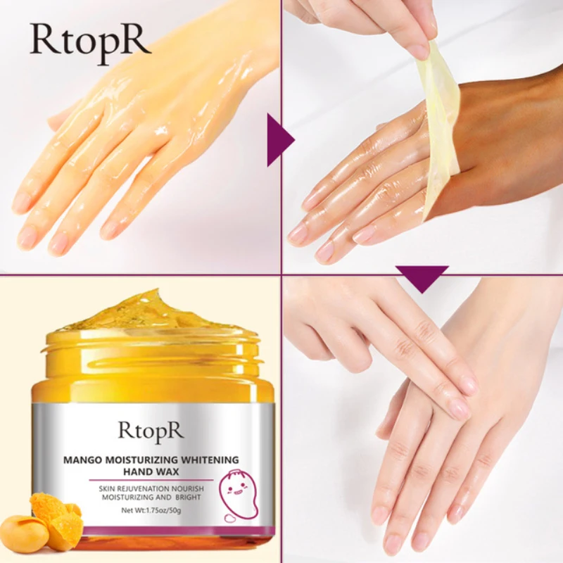 Унисекс увлажняющий воск для рук отбеливание кожи Маски омолаживающий крем