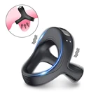 EXVOID вибратор кольцо для задержки эякуляции пенис вибратор секс-игрушки для мужчин эрекция член кольца для увеличения эротический пенис секс-игрушка кольцо