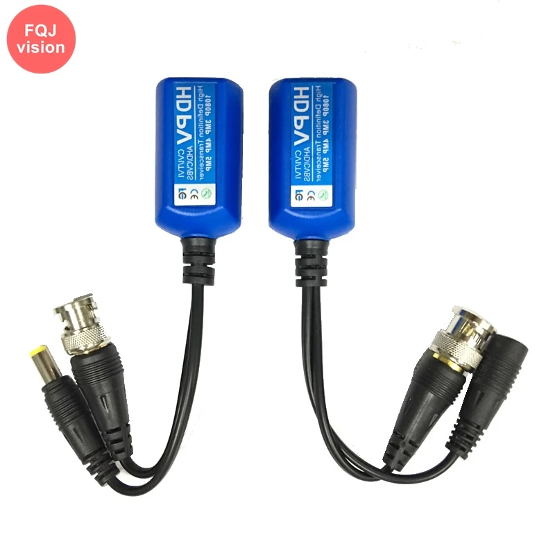 

Преобразователь видеосигнала 5 Мп AHD CCTV, 5 пар/партия, преобразователь постоянного тока в RJ45, передатчик для HD 5MP AHD TVI CVI CVBS камеры