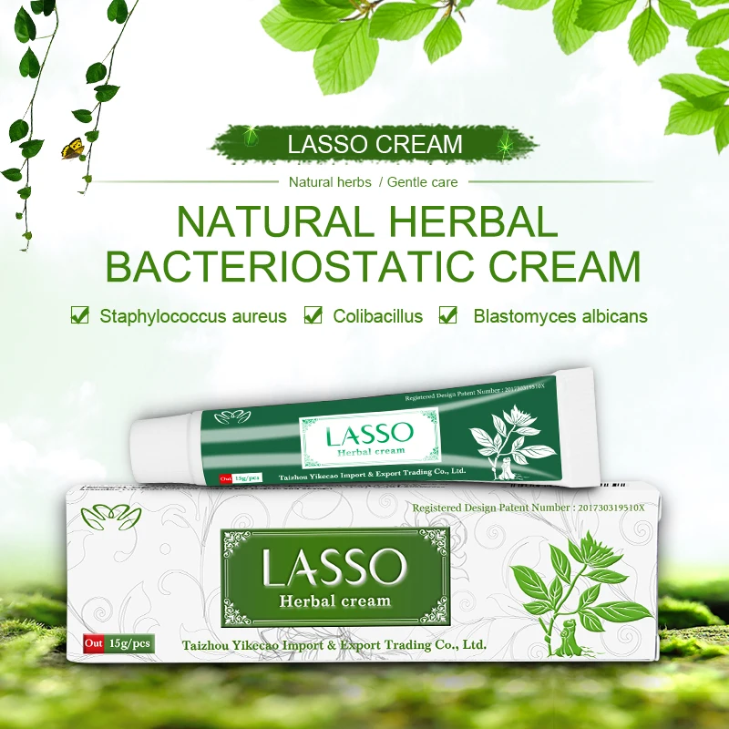 

2pcs Lasso Dermatitis Herbal Antibacterial Psoriasis Cream Anti-itch Relief Eczema Skin Rash Urticaria Desquamation Treatment