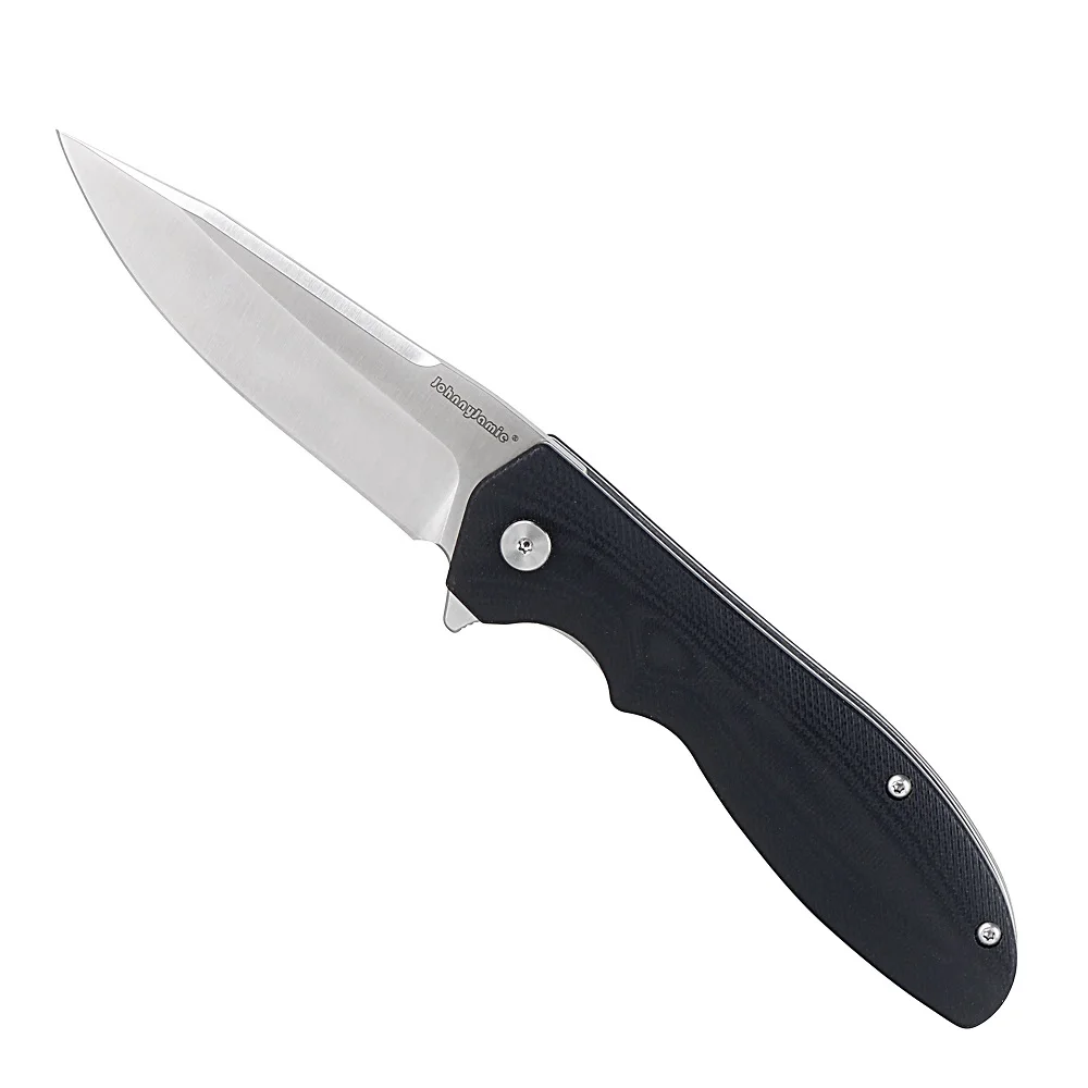 Складной нож johnnyjaie Zeta model 5 тактический шарикоподшипник D2 лезвие G10 ручка | Ножи -4000507674693