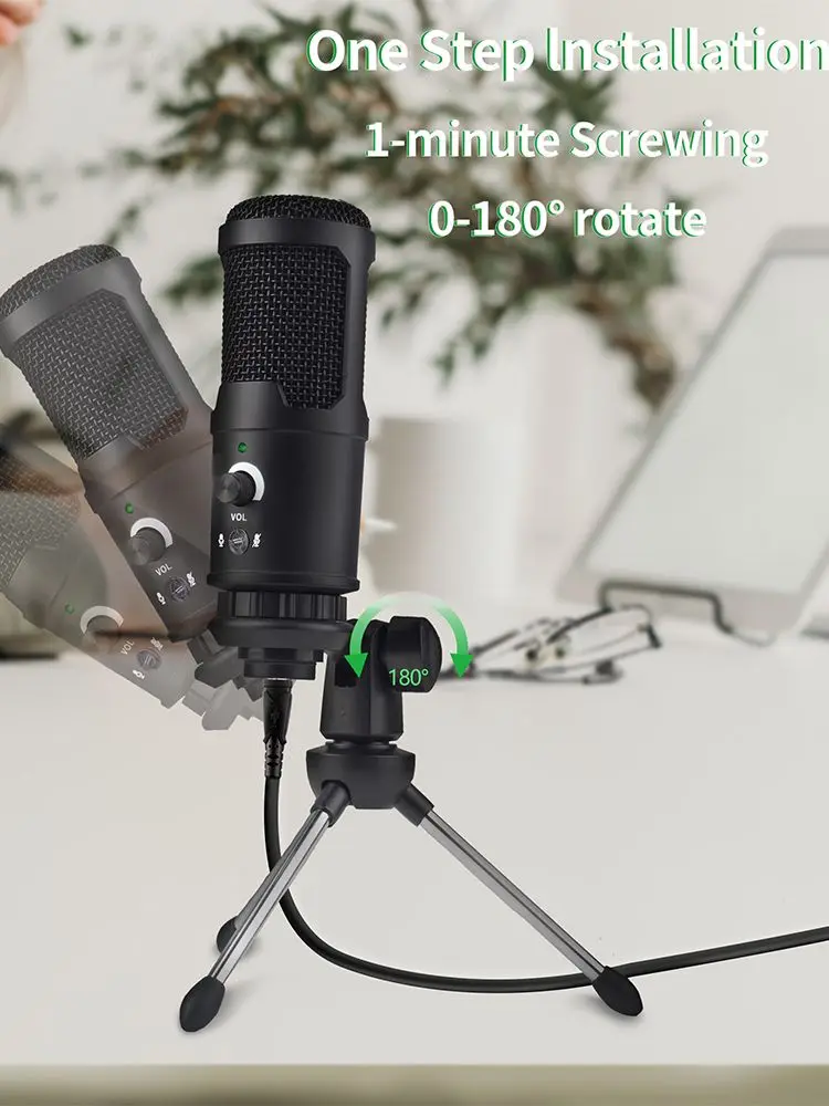 usb microphone condenser microphones for pc computer laptop recording studio singing gaming streaming mx 1 free global shipping